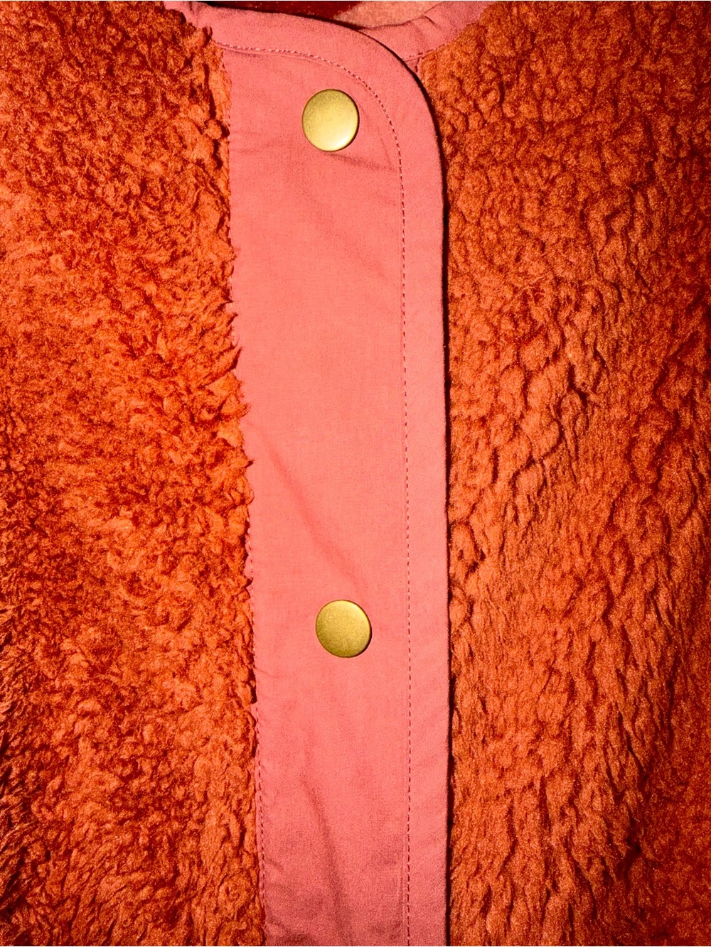 Anthropologie Margot Reversible Sherpa Coat - Plus Size! - Picture 4 of 5